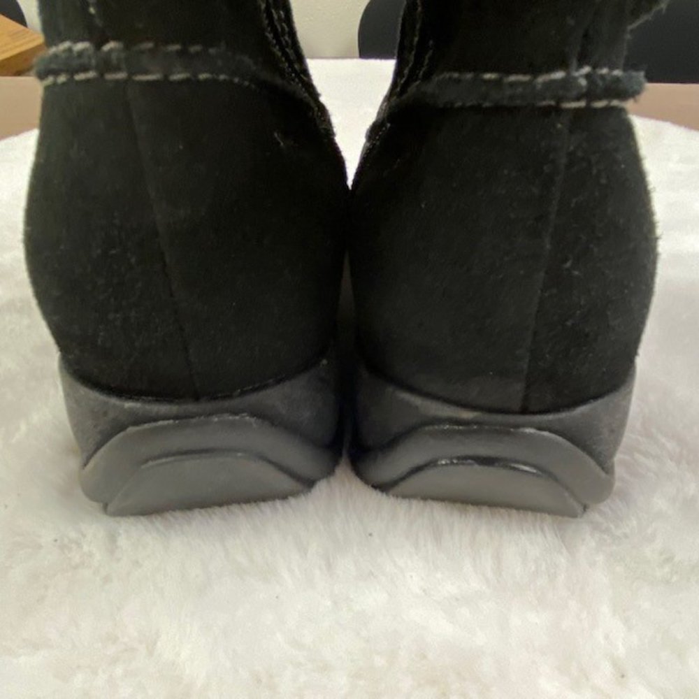 Studio Brilliant Women's Black Suede Faux Fur Trim Evonna WaterProof Boots‎ 7.5 - Picture 12 of 14
